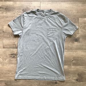 Slim heathered washed pocket T-shirt