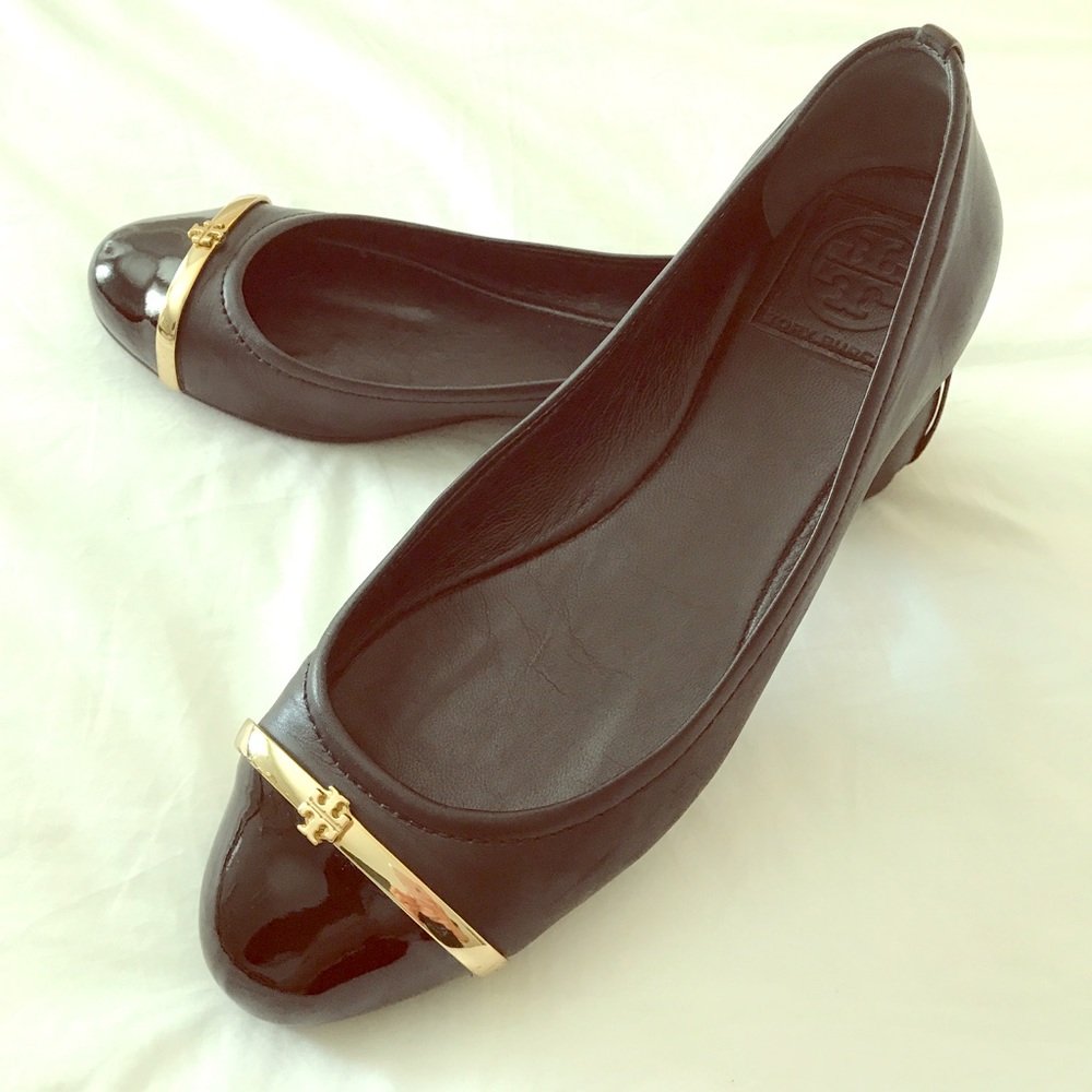 😍Hurry! Will go quick! Tory Burch Black Flats😍