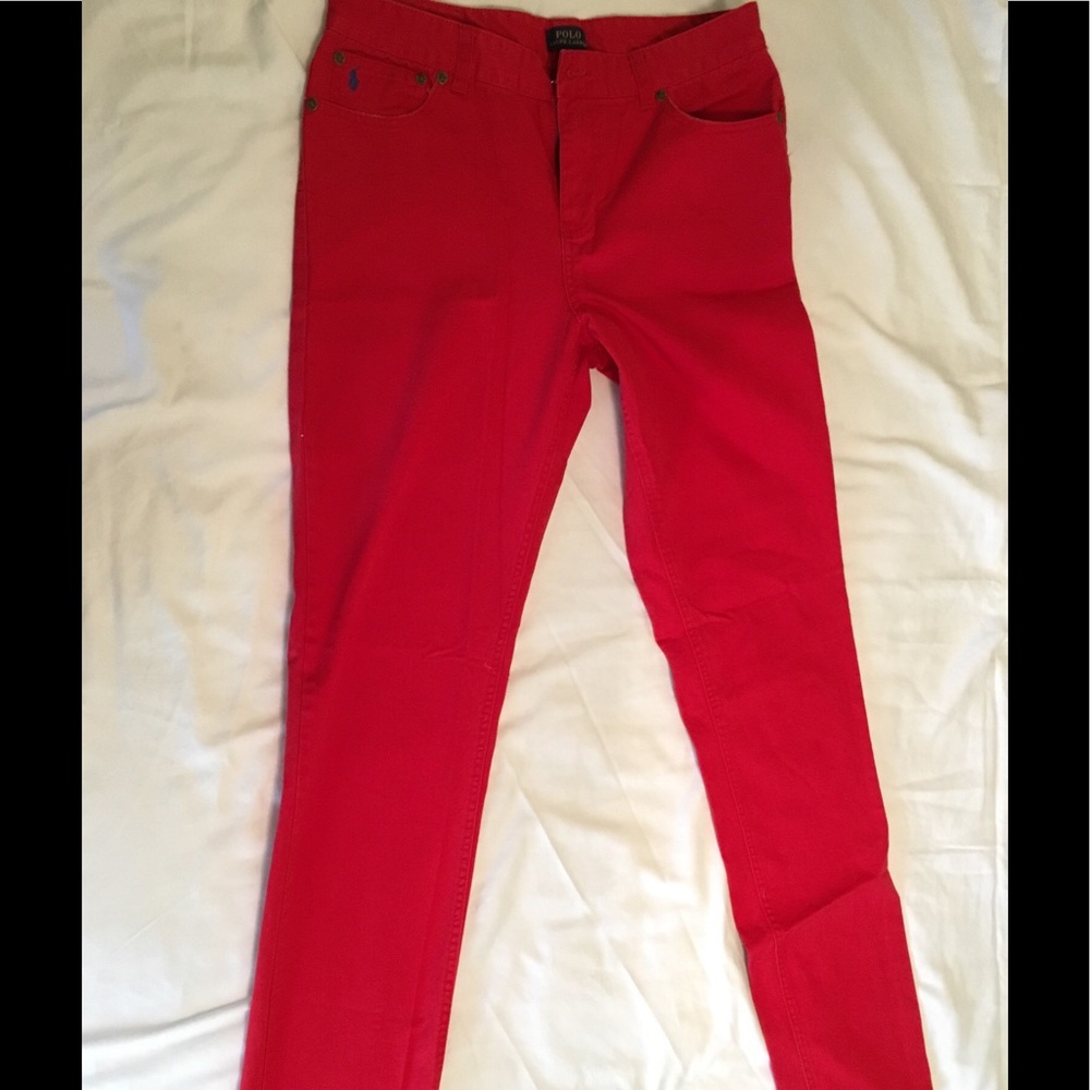 Ralph Lauren red pants