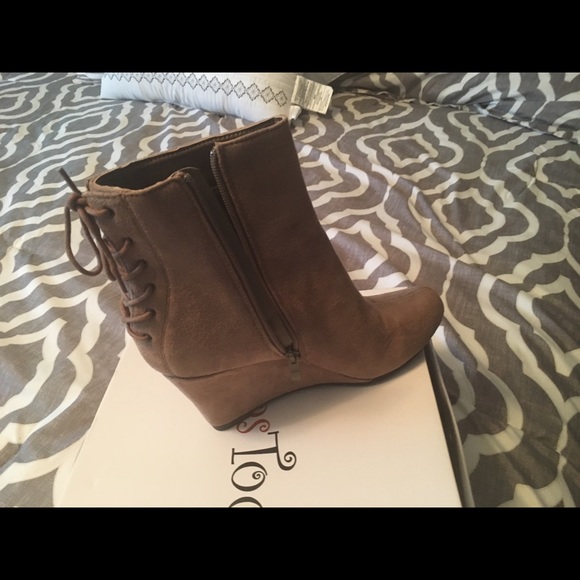 Wedge heel booties - Picture 3 of 5