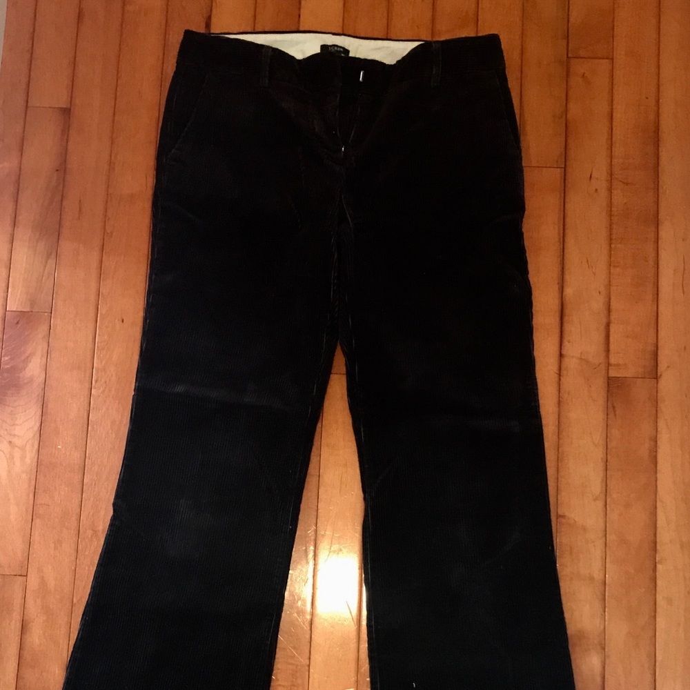 J Crew Corduroy Bootcut Pants- Dark Brown