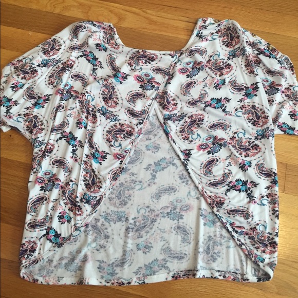 Paisley open back tshirt - Picture 2 of 3