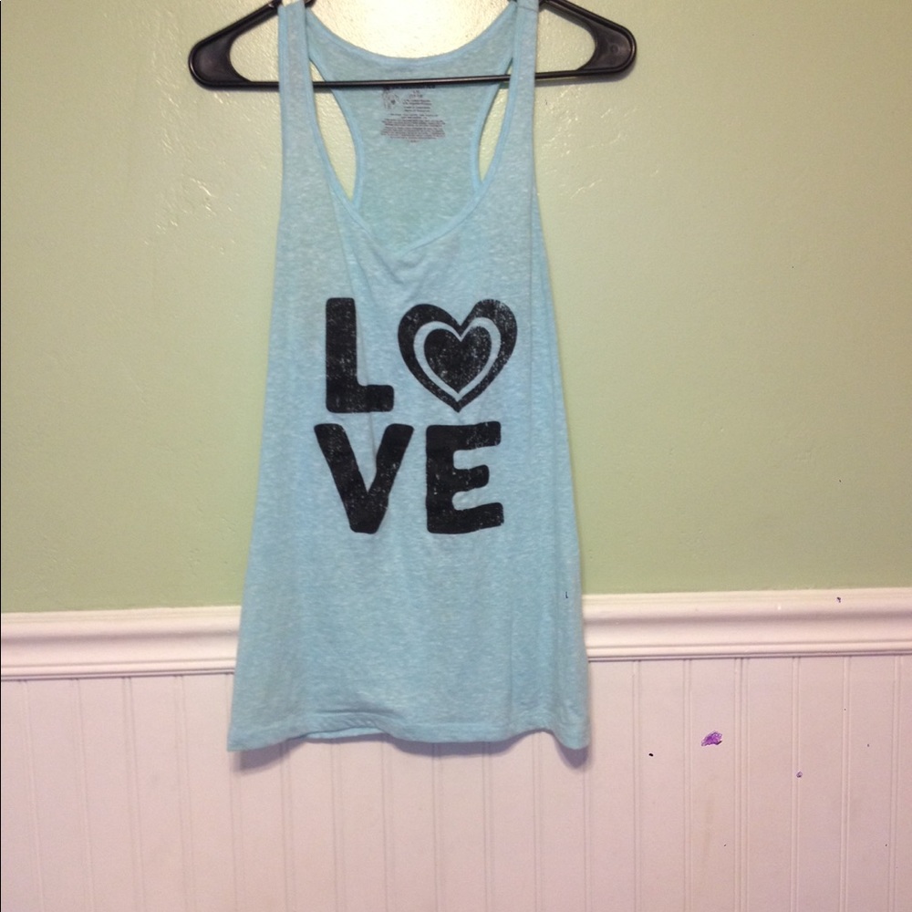 Blue tank top