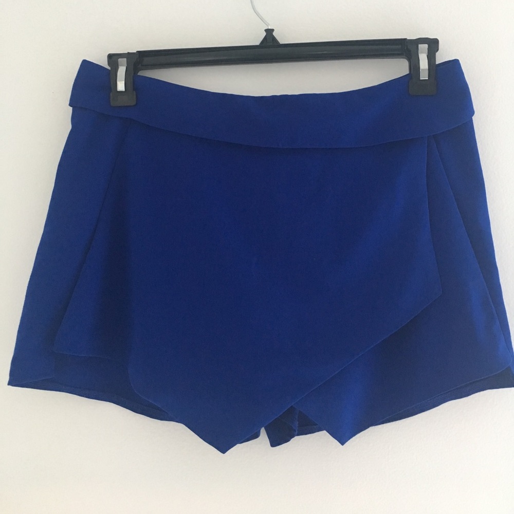 Royal Blue Envelope Skort