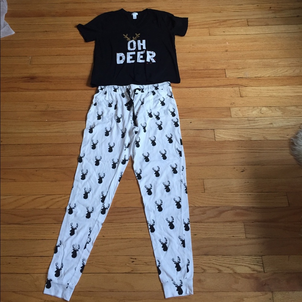 "Oh Deer" PJ set