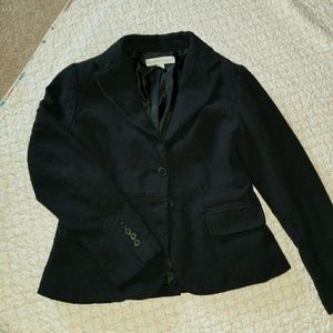 Black jacket, linen with silky lining