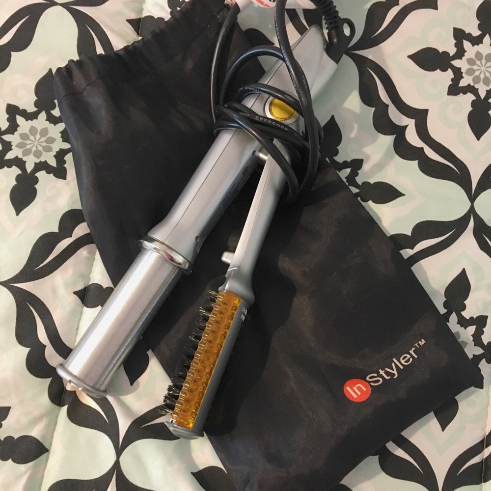 Instyler curling/straightening iron