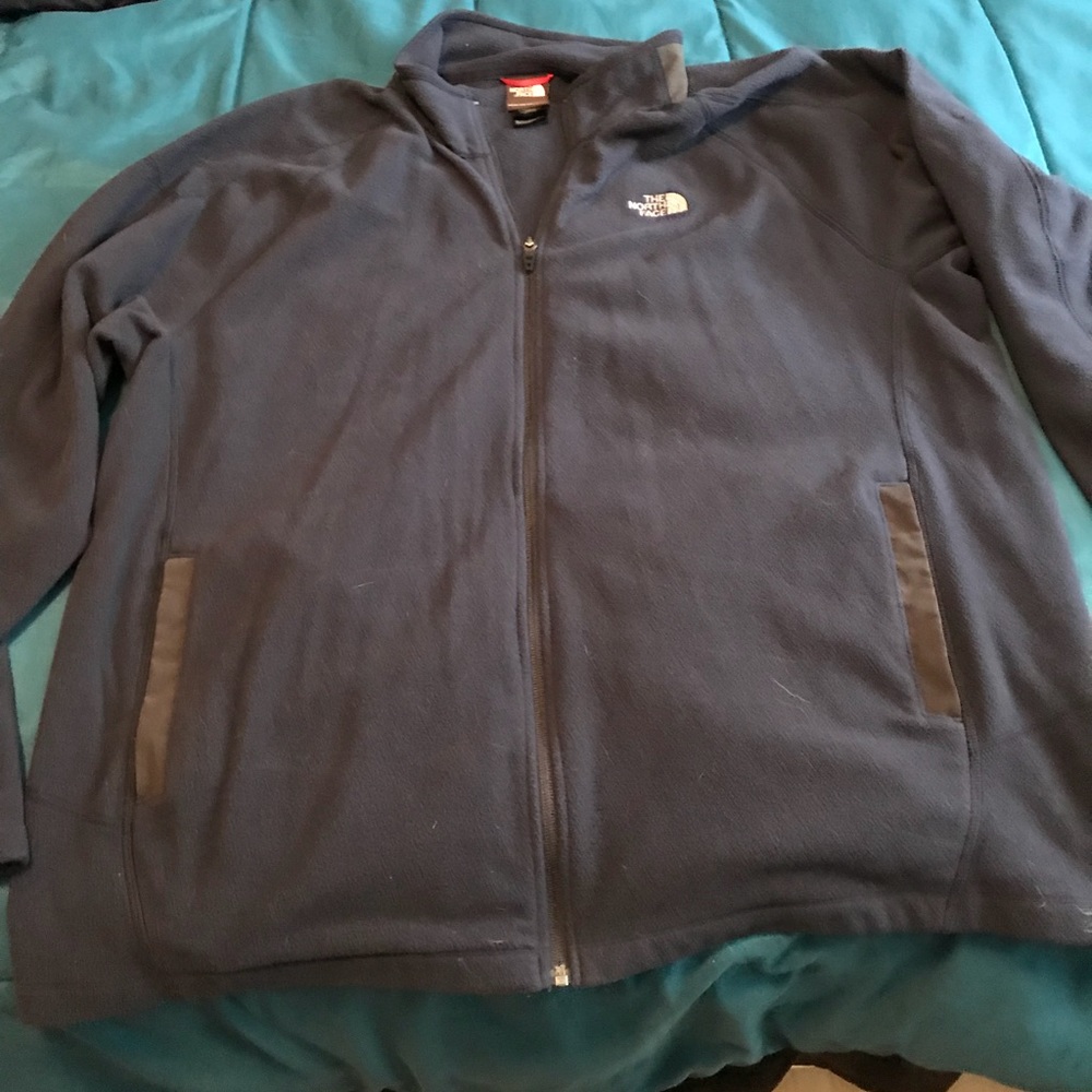North Face fleece full zip jacket