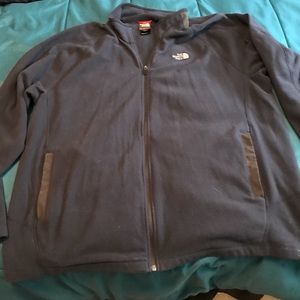 North Face fleece full zip jacket