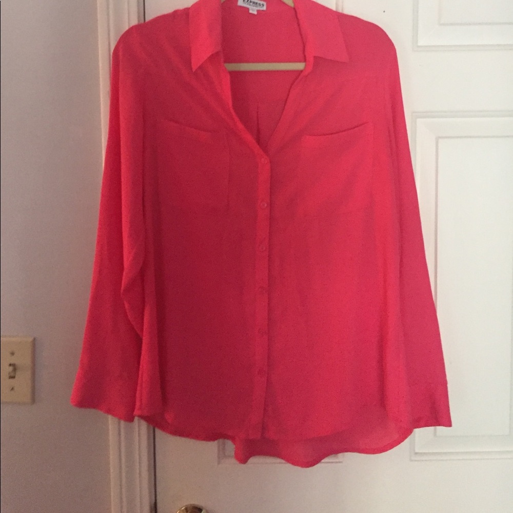 Express pink blouse