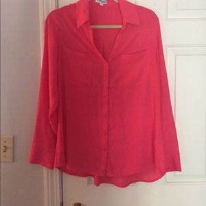 Express pink blouse