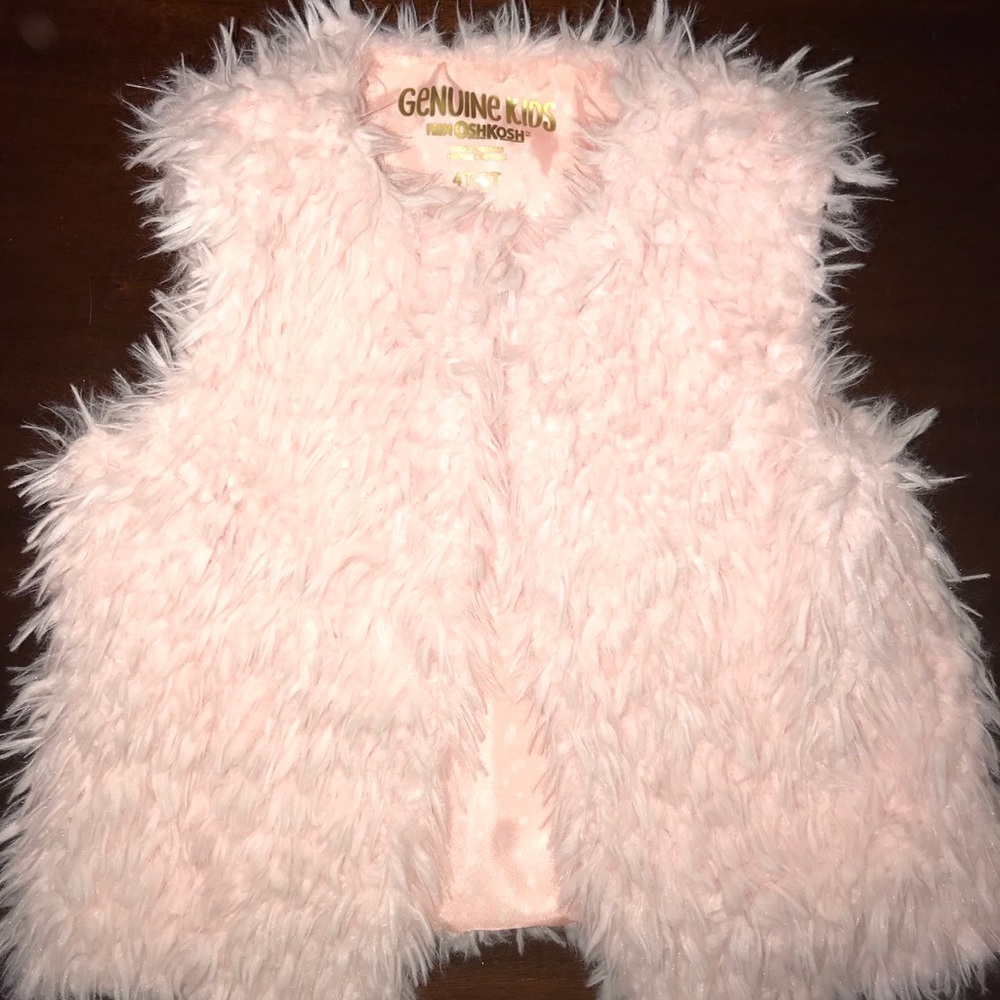 Pink Fur Vest