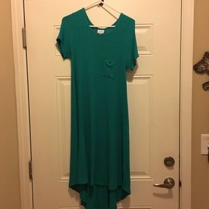 Lularoe EUC teal Carly