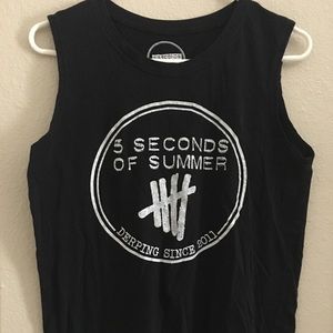 5sos sleeveless tee