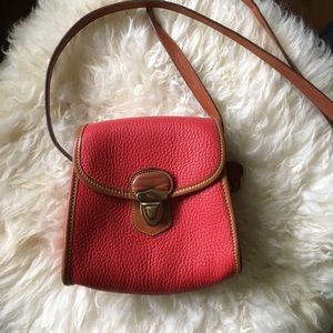 Vintage Red Dooney & Bourke Leather Crossbody