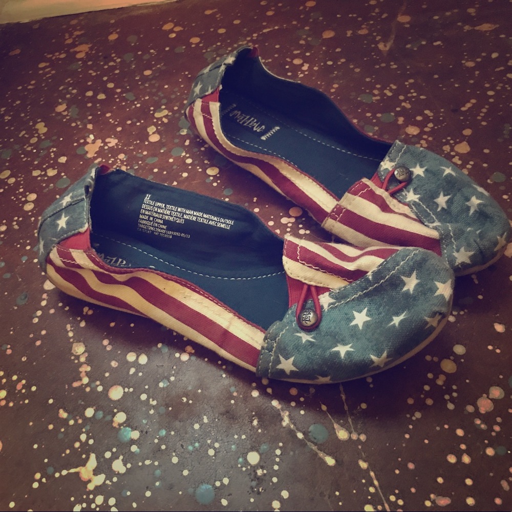 Mad Love American Flag flats