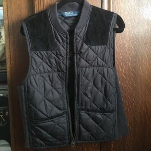 Perfect Brown Polo by Ralph Lauren Quilted Vest