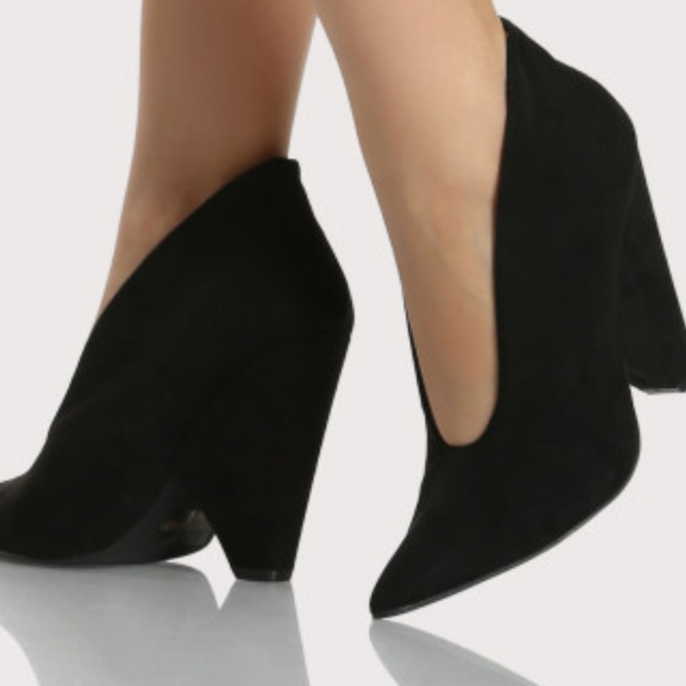 Black Wedge Shoe