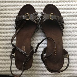 Aerosoles  Dark Brown  wedge heel