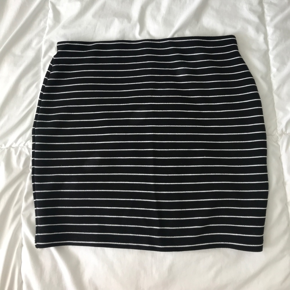 Zara stripped skirt