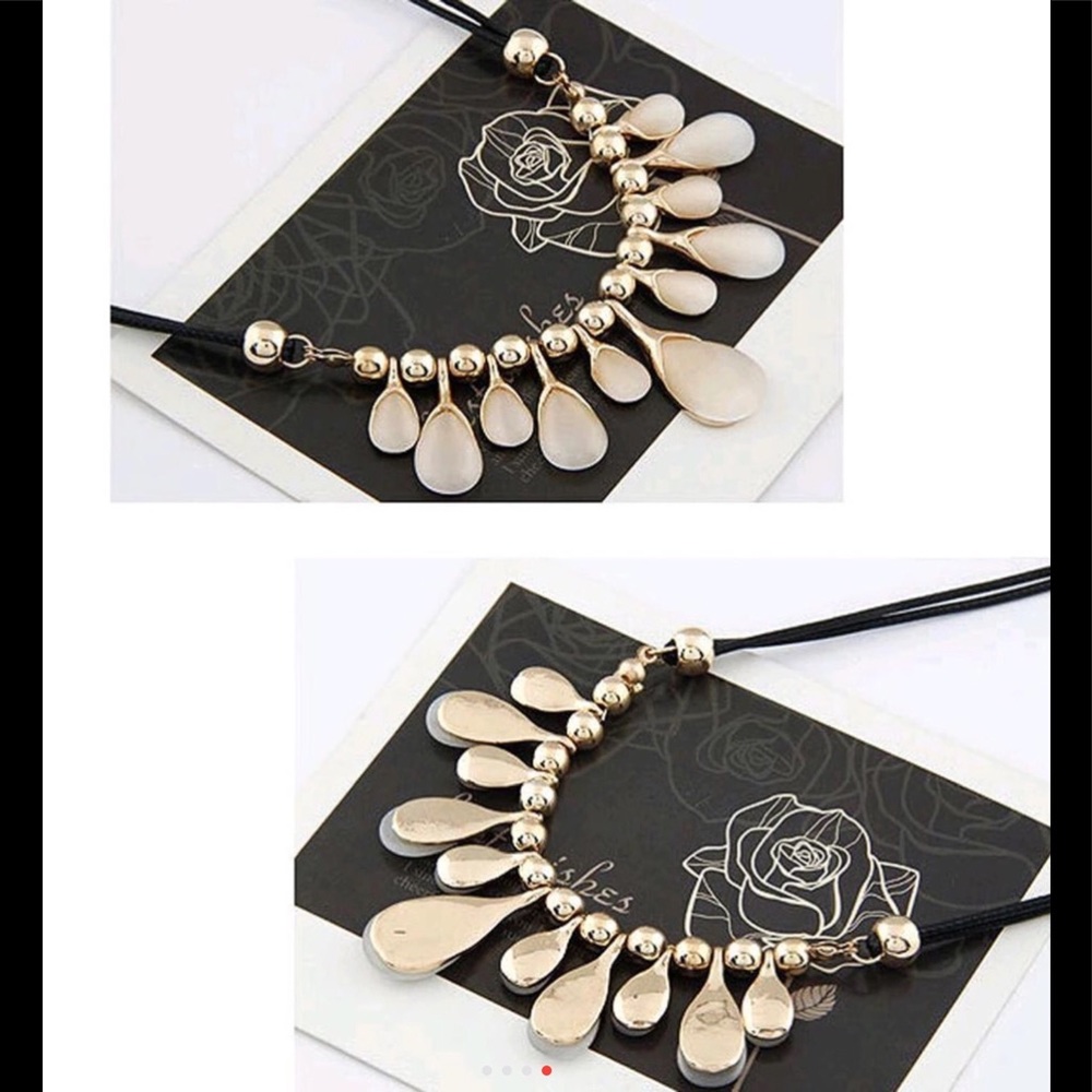 🌺🌹NEW-Tears of healing Opal tear drop necklace - Picture 3 of 4