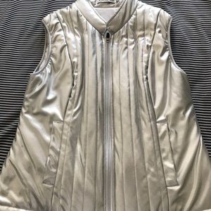 Used women’s silver vest