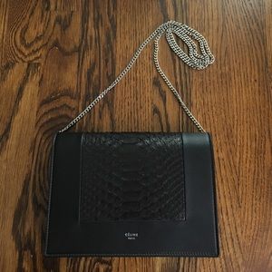 Brand New Celine frame evening crossbody