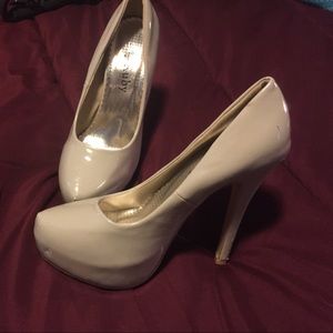 Light gray heels