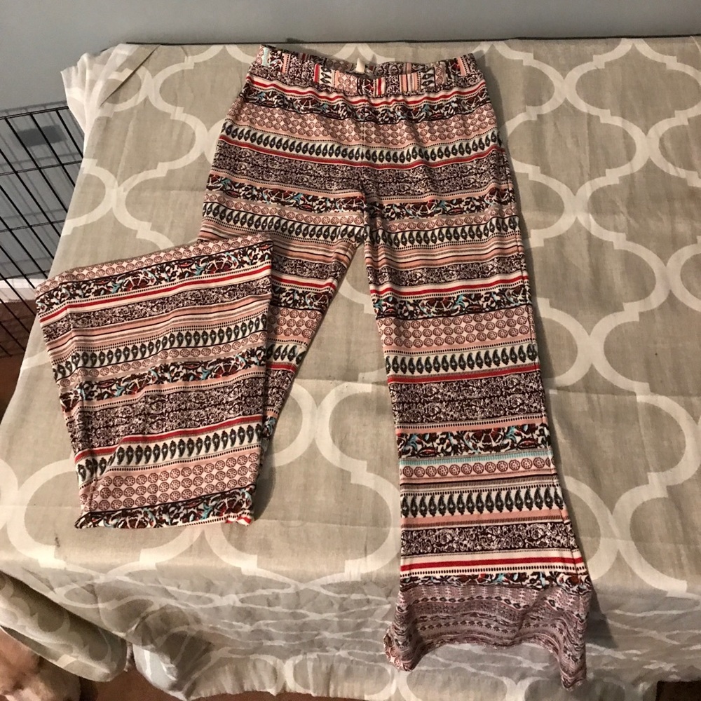 Flare bottom pants