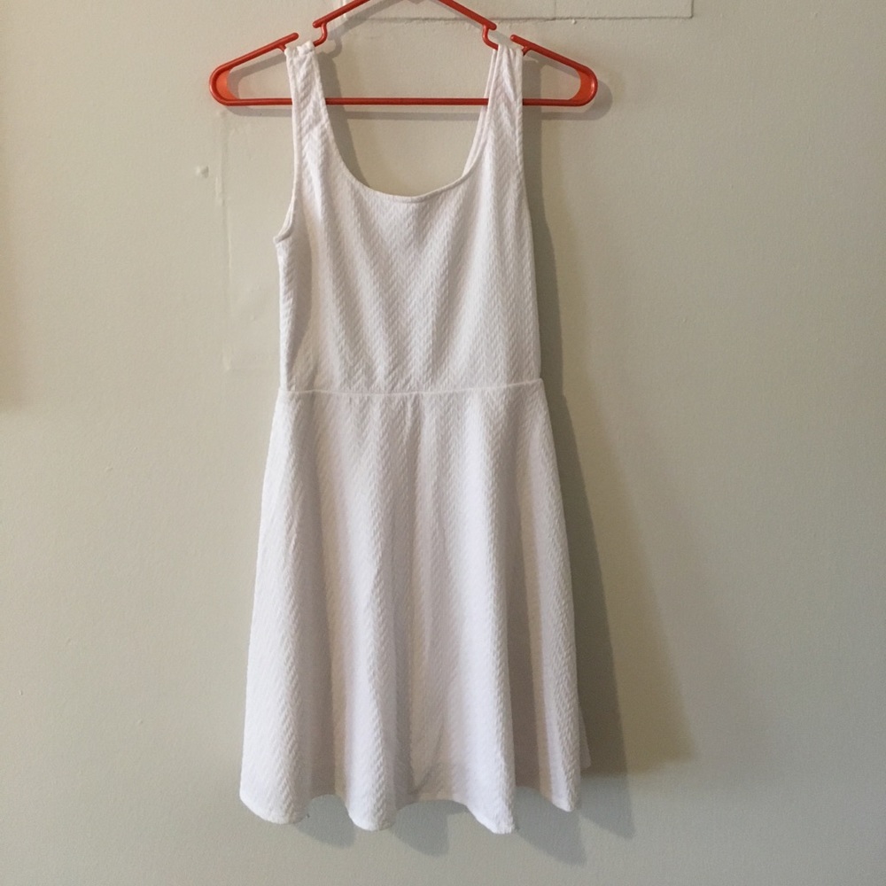 White Skater Dress
