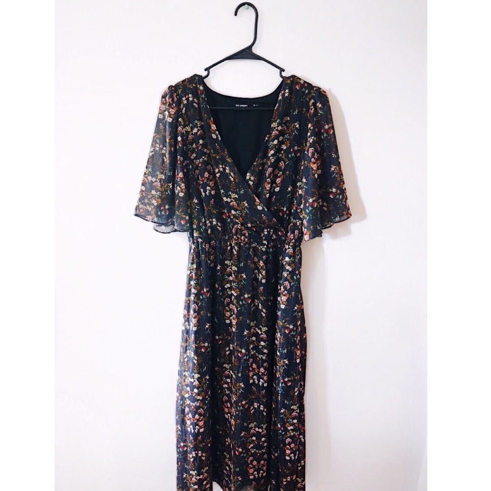 Blu Pepper Midi Floral Dress