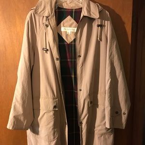 London Fog light coat