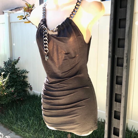 MARISA K🌟Sexy Silver Chain Top - Picture 3 of 7