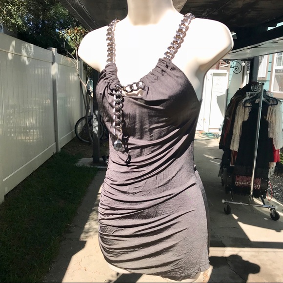 MARISA K🌟Sexy Silver Chain Top - Picture 2 of 7