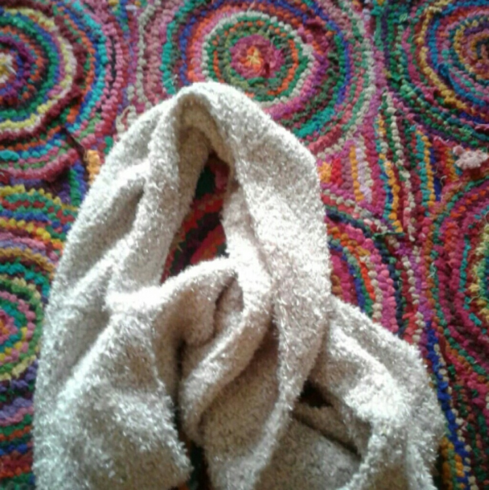 Soft beige scarf