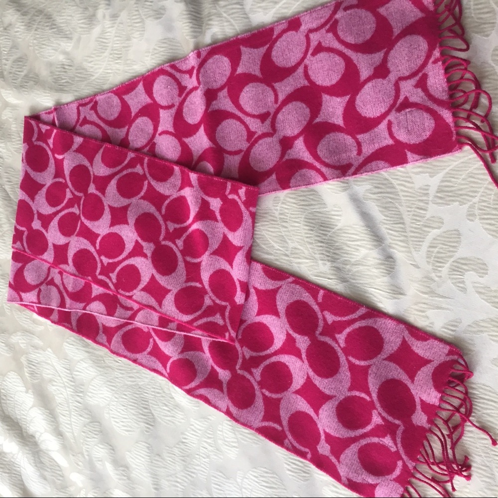 Authentic Coach Wool Scarf