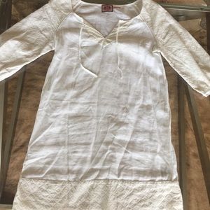 Juicy Couture Linen Shift Dress with embroidery