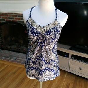 Buy2 Get 1 FREE!!⭐️ Rhinestone Embelished INC Top