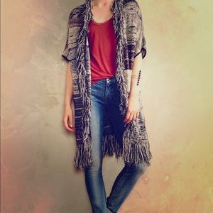 Cecelia Prado Fringe Cardigan