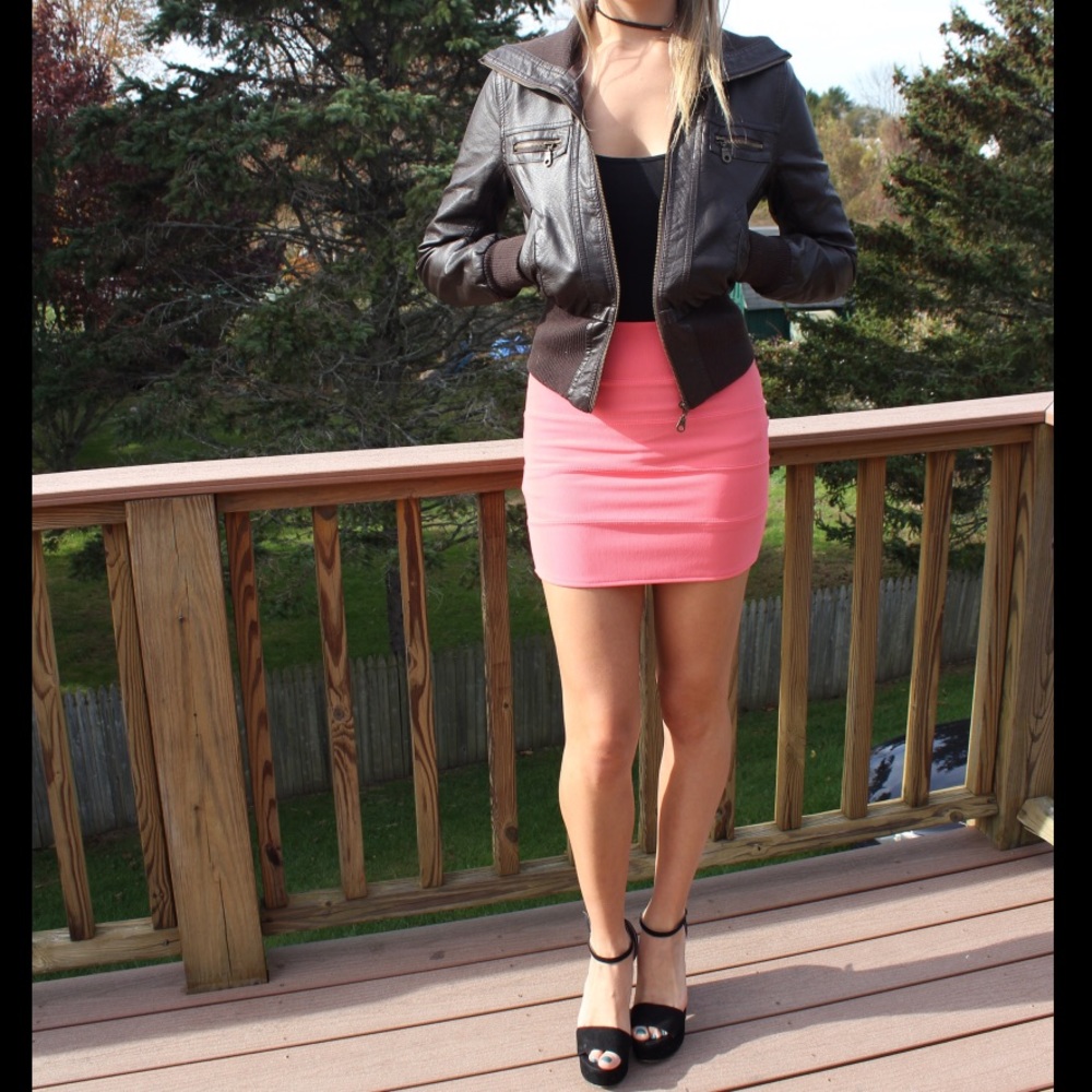 Delia's Brown Leather Jacket