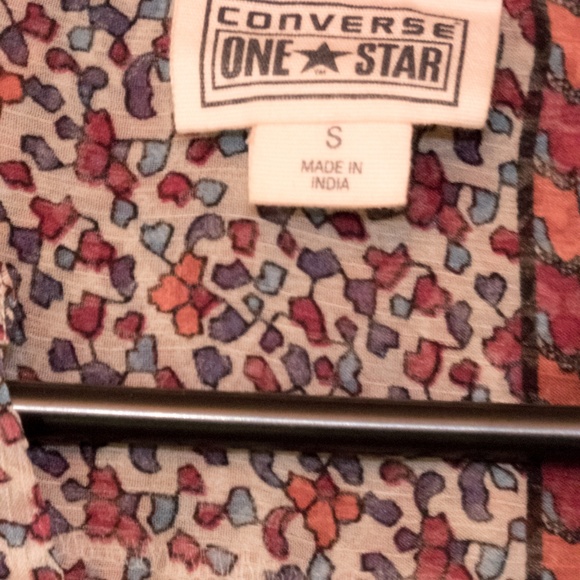 Converse One Star Sheer Long Sleeve top - Picture 4 of 4