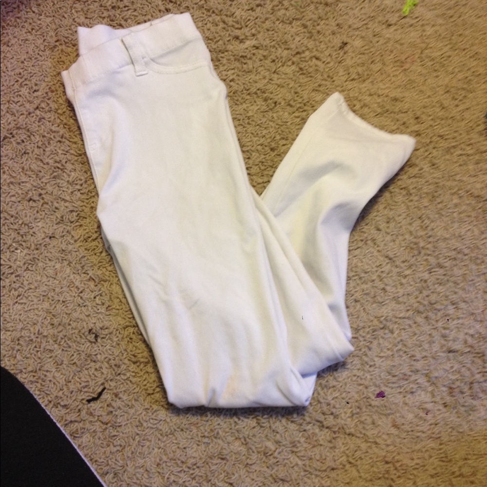 White jeggings