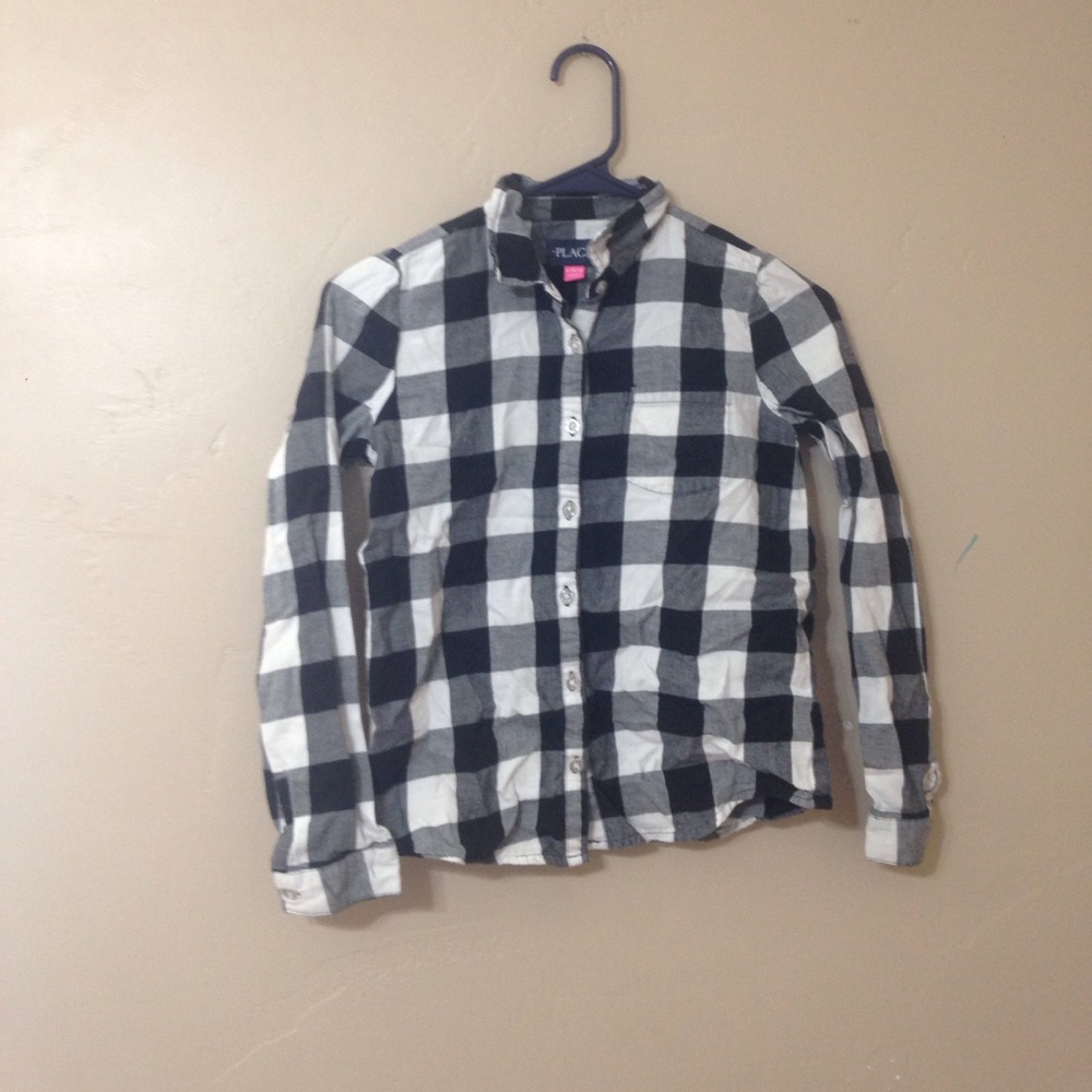 A black and white button up shirt!