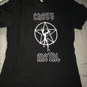 Women's Chevy Metal Band TShirt
