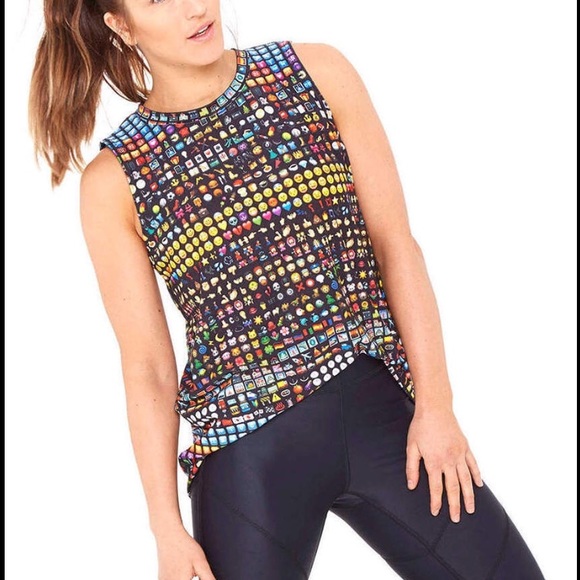Zara Terez Emoji Muscle Tank - Picture 1 of 8