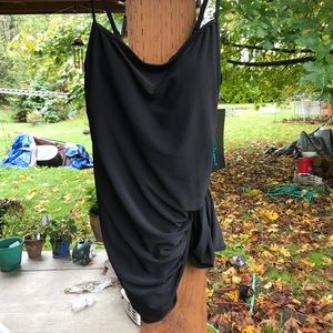 Simple black bathing suit, New