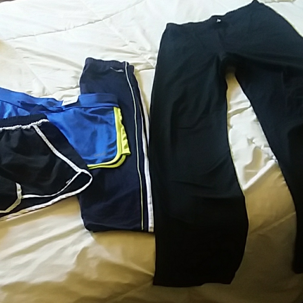 Bundle of active wear. Champion, Spalding, Danskin