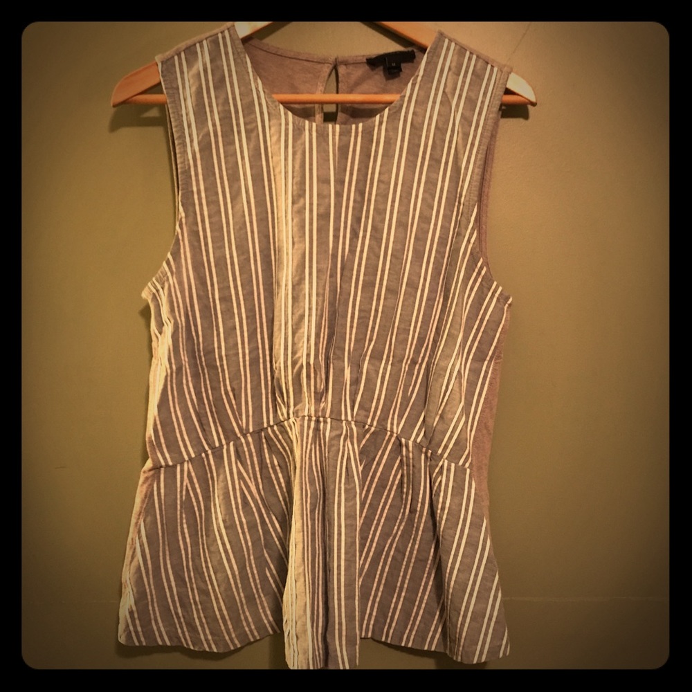 JCrew peplum tank