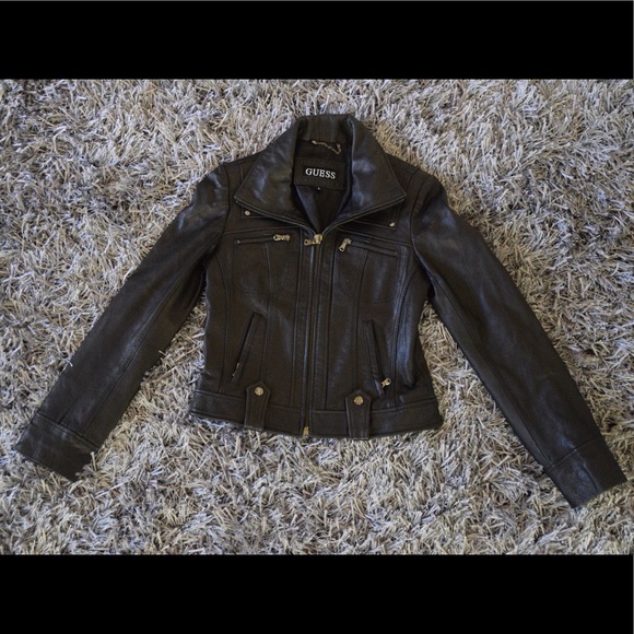 Guess Jackets & Blazers - Guess 100% Leather Jacket