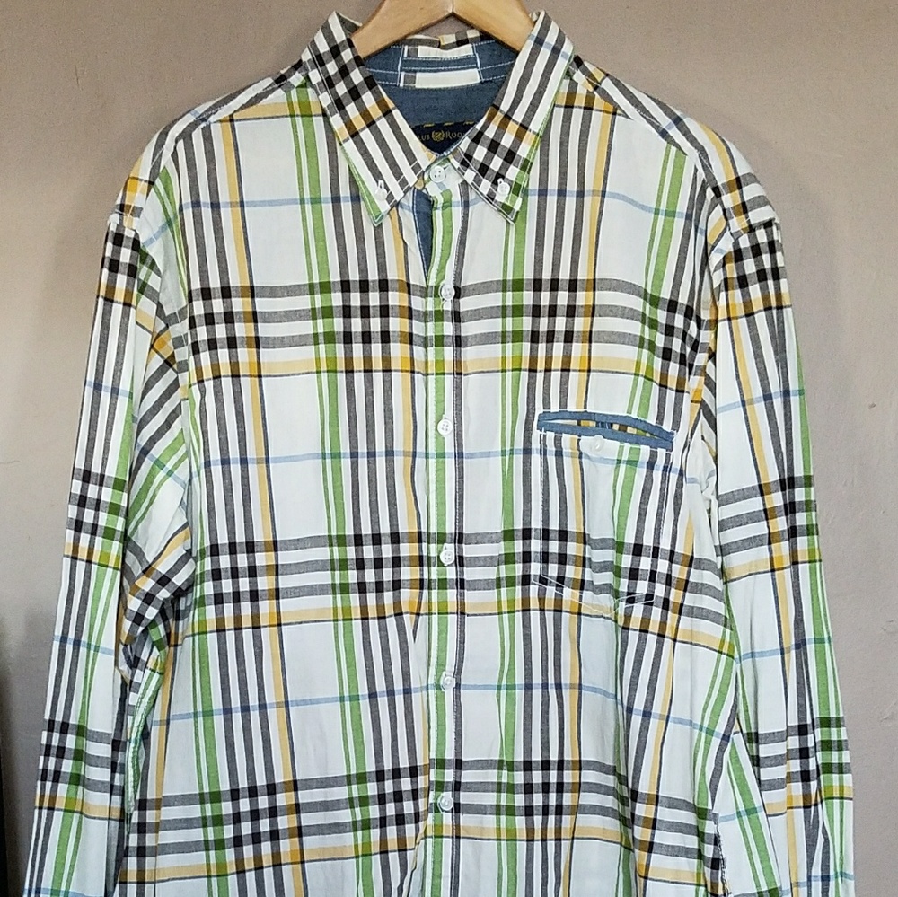 Club room Mens long sleeve button down